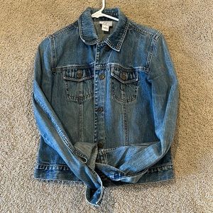Loft jean jacket size small